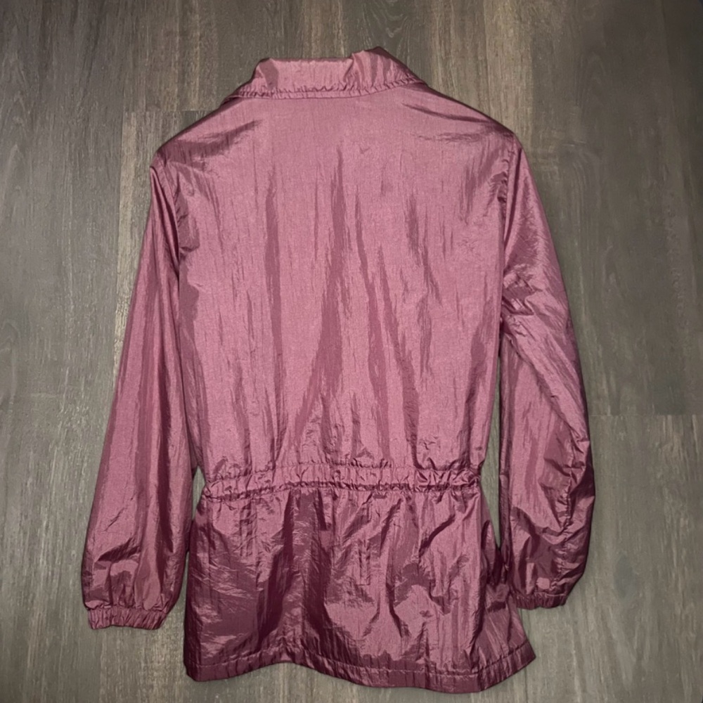 Vintage Blair Dusty Rose Embroidered Windbreaker Jacket Medium‎ - Picture 3 of 3